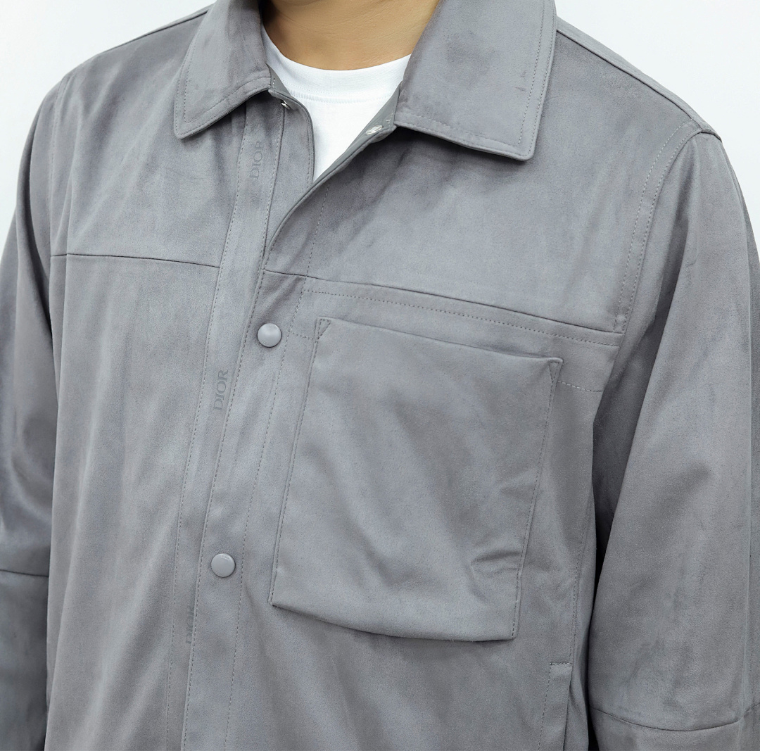 Other Or Sliver Stamping Suede Jacket - Image 11