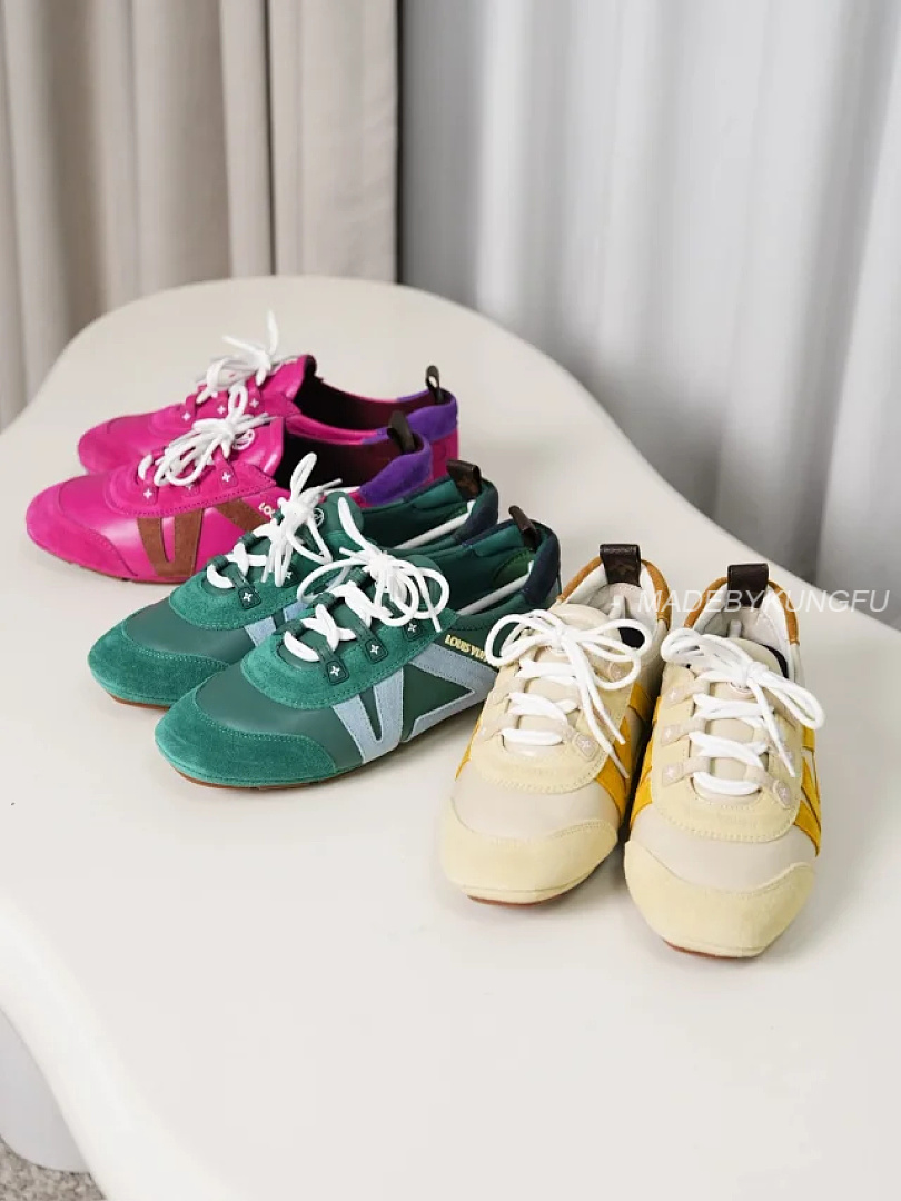 【A+ Item ID 9066 1V Seven Color Optional Sneakerina Imported Lambskin German Training Shoes - Image 39