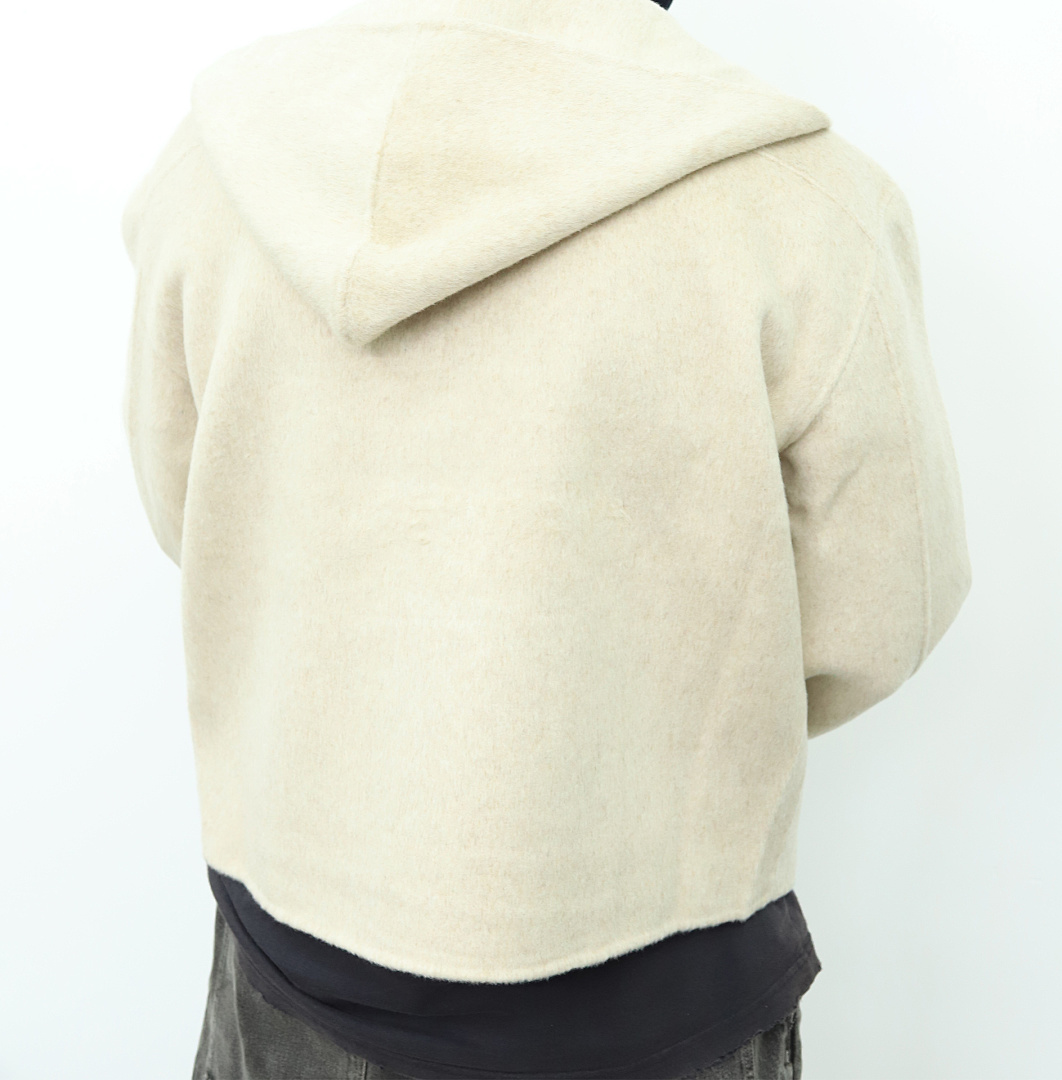 Other Acne Cashmere Wool Blend Double-Sided Zip Hoodie - Image 7