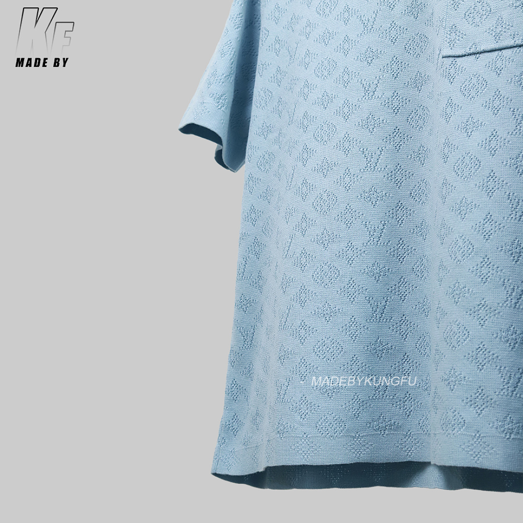 Other 1V Hollow-Out Pocket Knitted Polo - Image 11