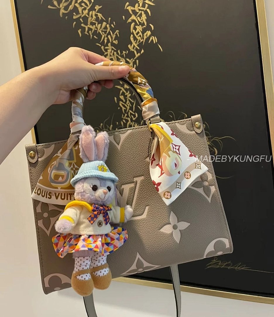 【A+ Item ID 8501 ONTHEGO-PM (Classic Old Flower Full Print Cow Leather Jungle Bag) - Image 29