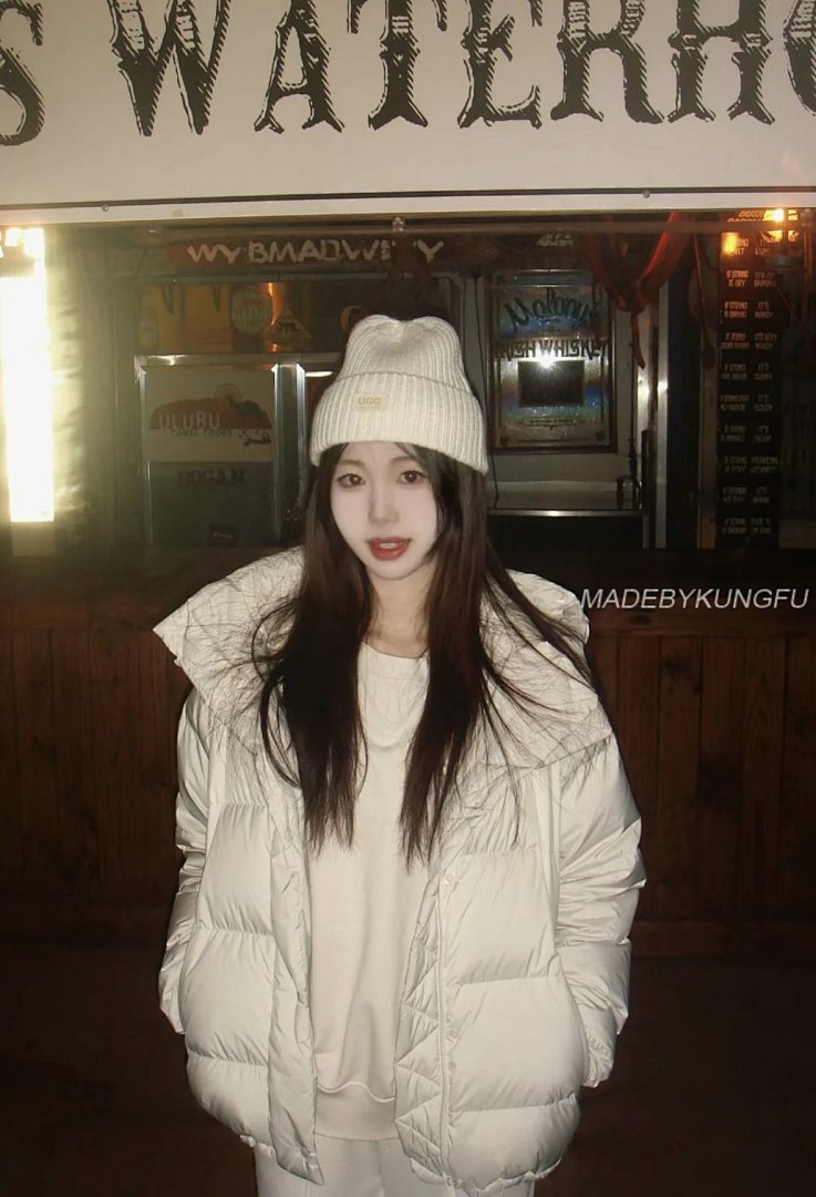 【A+ Item ID 8120 Lulu UnderwPuff Series -600 Puff Down Coat (Tri Color Rice White) - Image 36
