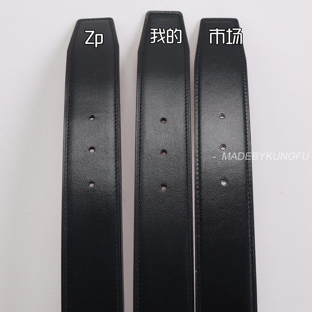 【A+ Item ID 8399 Hermes 3-2020Ss (Classic H Logo Letter Belt Double Sided Calf Leath) - Image 17