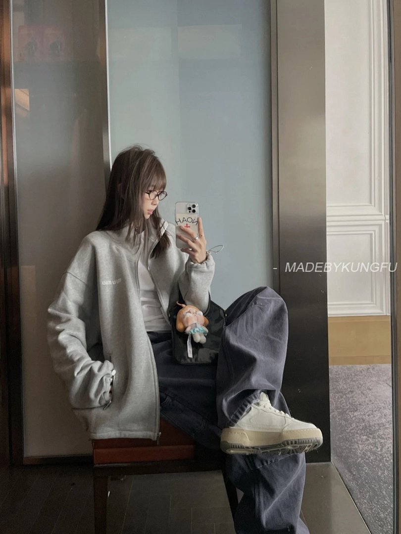 【A+ Item ID 8039 M1UM1U Miu “ Full Hardware Customization ” Solid Color Stand Colla - Image 35