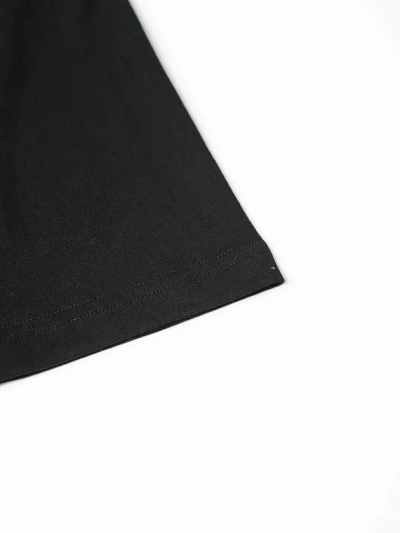 【A+ Item ID 9085 CHANE1 Suede Soft Long Staple Cotton Fabric Round Neck Logo Embroidered Short Slee - Image 21
