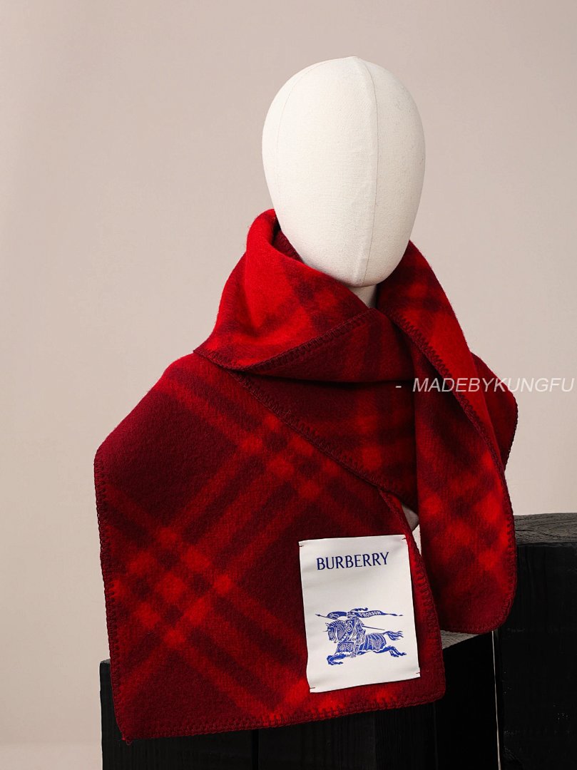 【A+ Item ID 8526 Burberr＊-BBR-2024FW New Style (Twill Wool Scarf -100% Australian) - Image 18