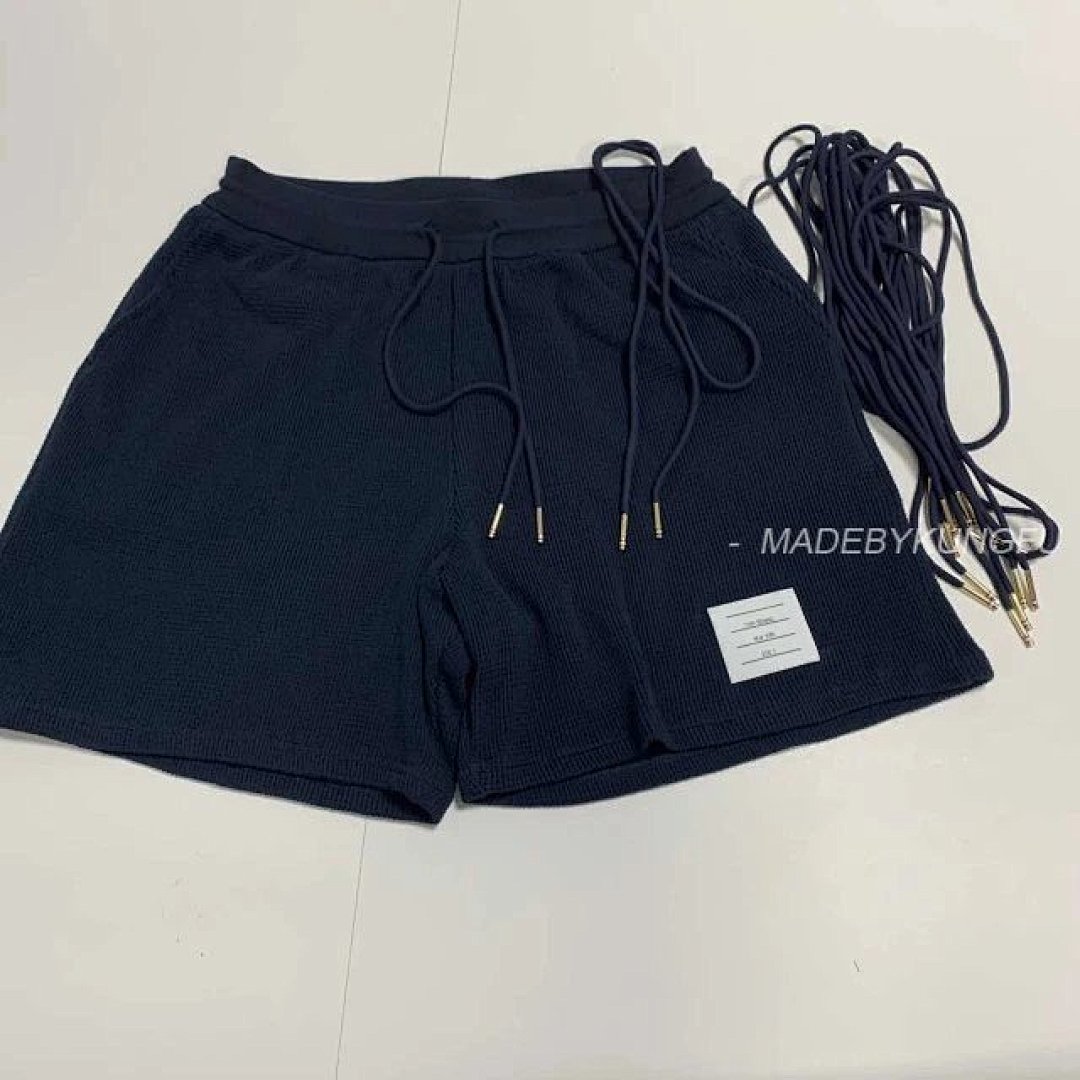 【A+ Item ID 8244 THOM-BR0WNE (_Waffle_ TB Shorts Cotton Texture Casual Navy) - Image 34
