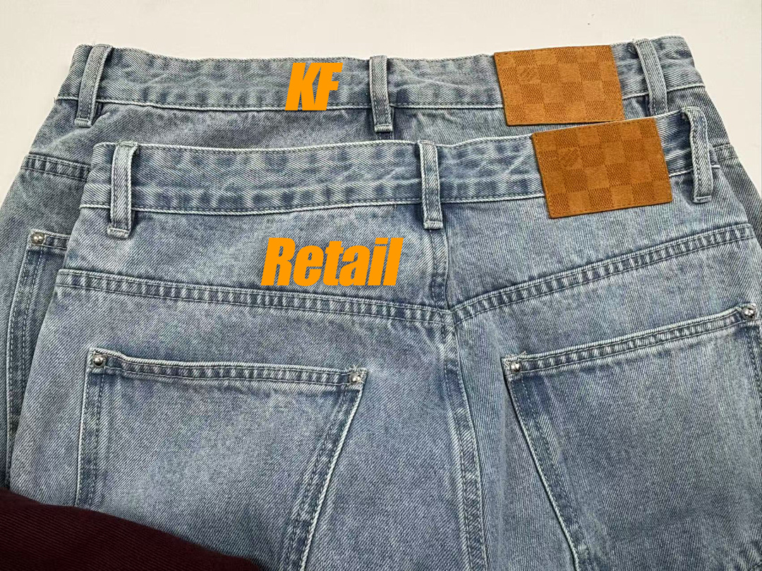 Louis Vuitton 1V Laser Rubbed Jeans - Image 5