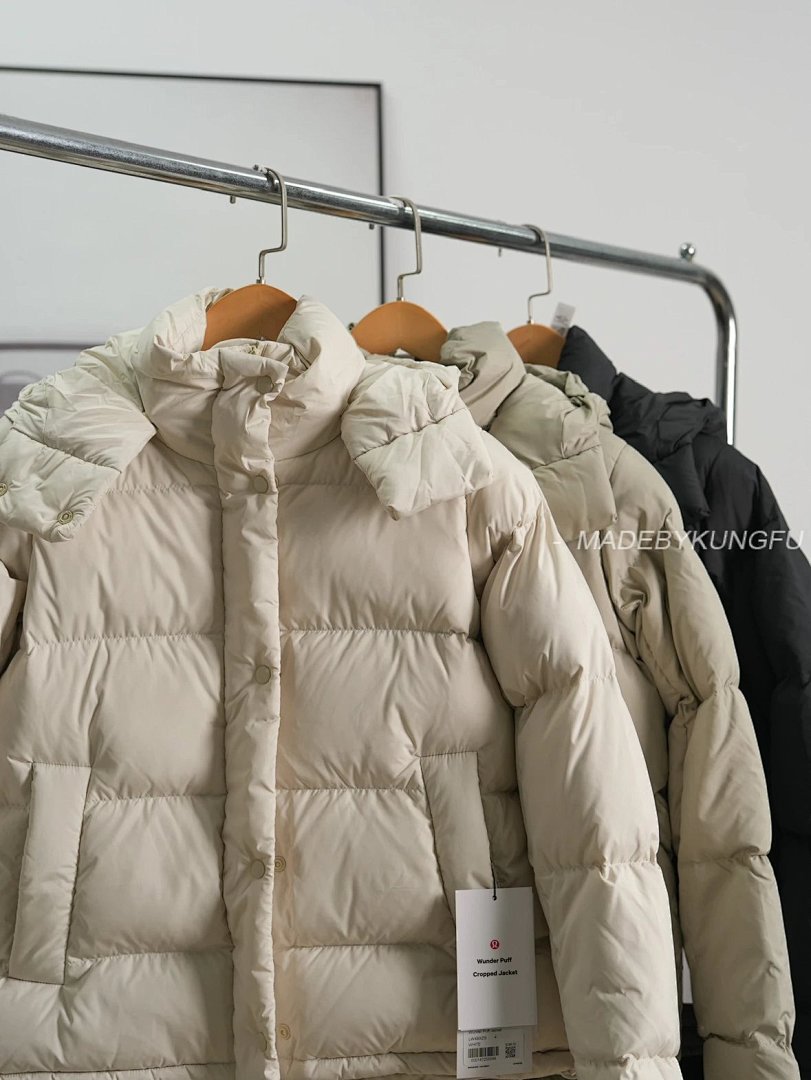 【A+ Item ID 8120 Lulu UnderwPuff Series -600 Puff Down Coat (Tri Color Rice White) - Image 31