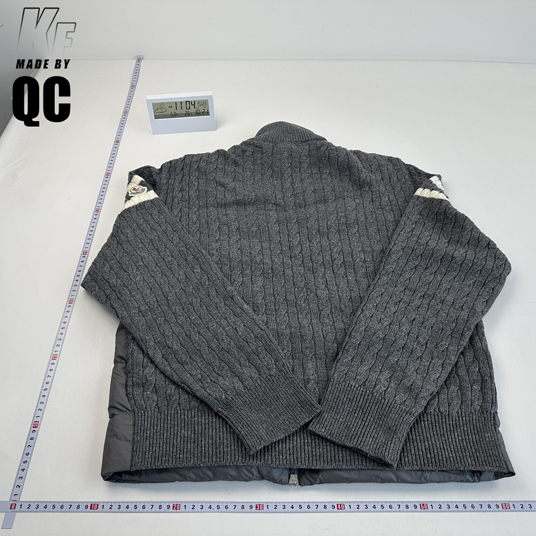 Other Mon Padded Corduroy Wool Cardigan (Grey) - Image 27