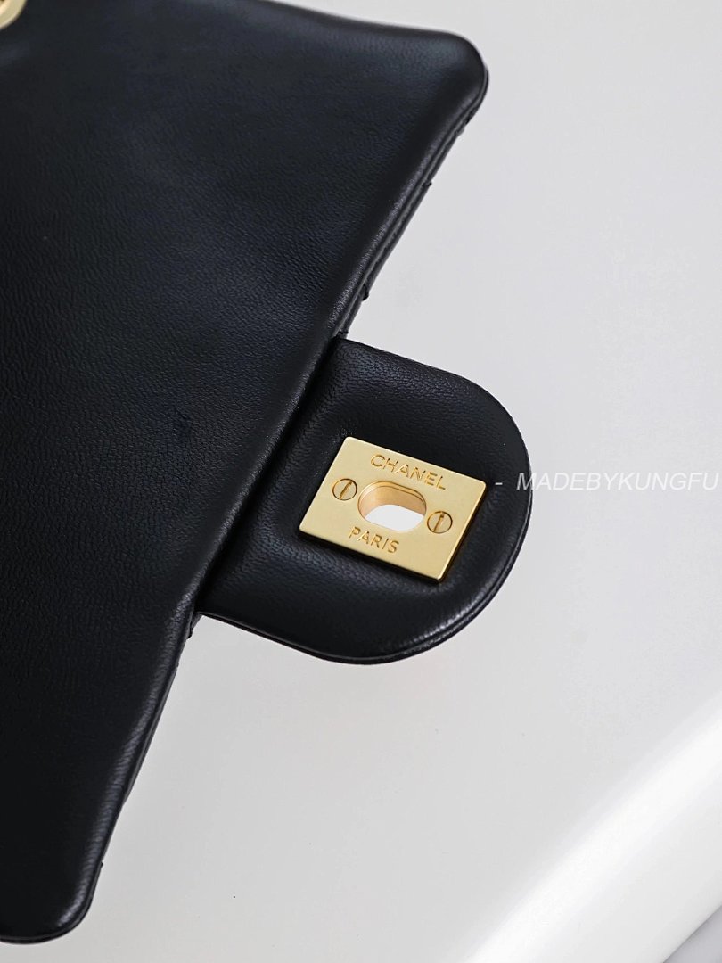 【A+ Item ID 8460 CHANEL (Classic Chain Bag Mini Golden Bead Square Fat Flip Sm) - Image 14