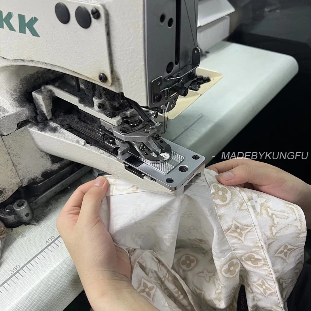 【A+ Item ID 8209 Advanced Customization -2023Ss All Over Print Old Flower Shirt (Gold) - Image 19