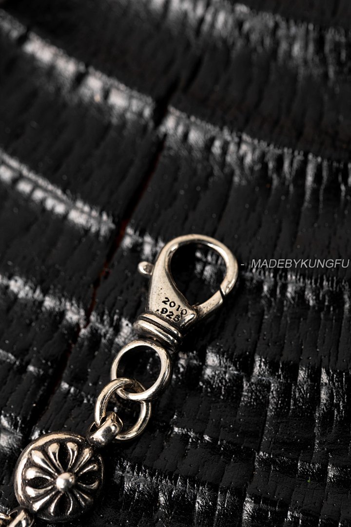 【A+ Item ID 8375 Chrome-Hearts- Crow Heart (Cross Dice Bracelet -925 Silver Hea) - Image 11