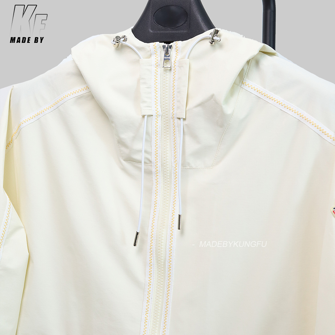 Christian Louboutin MON Orange Stitched Windbreaker - Tear Resistant Tech - Image 17