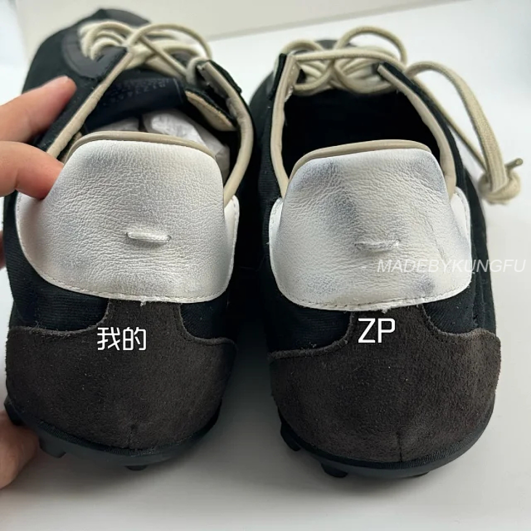 【A+ Item ID 9090 Maison Margiela Sprinters Calf Leather Studded Contrasting Round Toe Lace Up Low C - Image 35