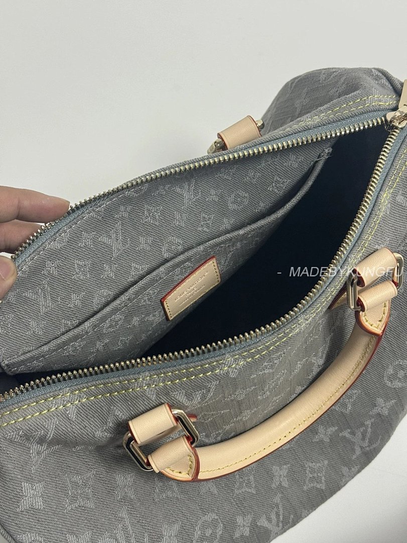 【A+ Item ID 8509 Speedy-Soft-30- Gray Denim Removable Leather Tag (Hardware Acce) - Image 43