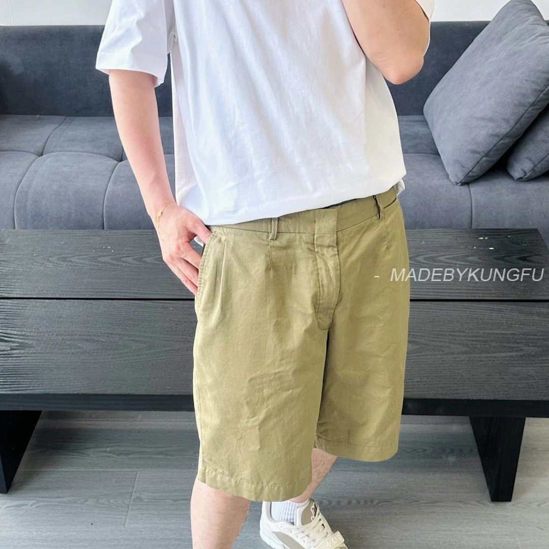【A+ Item ID 8245 Zegna 2022Ss (Medium Waist Fine Spun Linen Shorts Old Money S) - Image 35