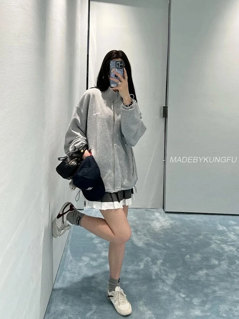 【A+ Item ID 8039 M1UM1U Miu “ Full Hardware Customization ” Solid Color Stand Colla - Image 26