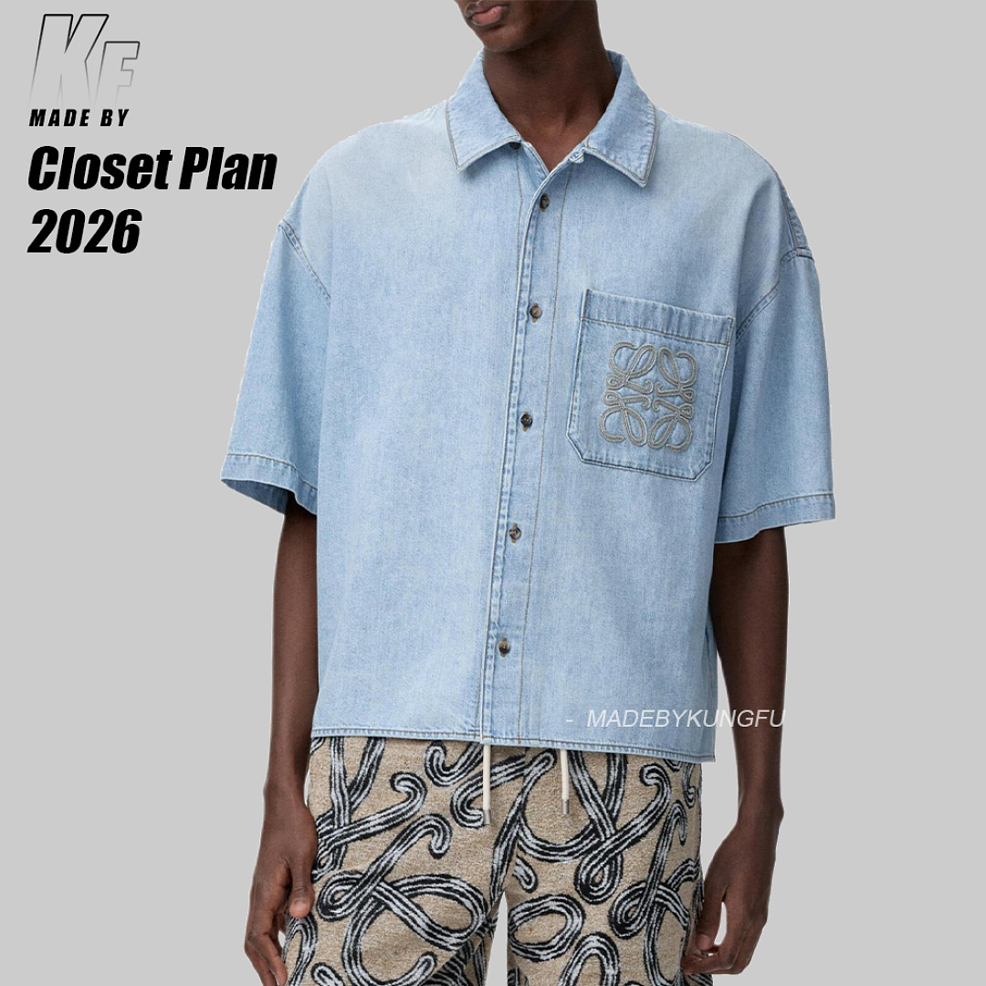 Other LOE Patch Embroidered Denim Shirt