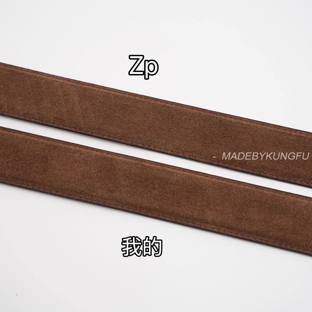 【A+ Item ID 8400 PRD _High Definition Triangle_ Logo Enamel Belt (_Imported Suede_ Bro) - Image 23