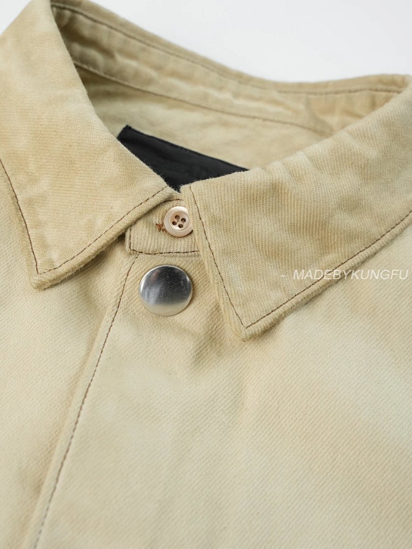 【A+ Item ID 8222 PRD (Dirty Stained Used Jacket _High Ding Triangle_ Solid Color Singl) - Image 7