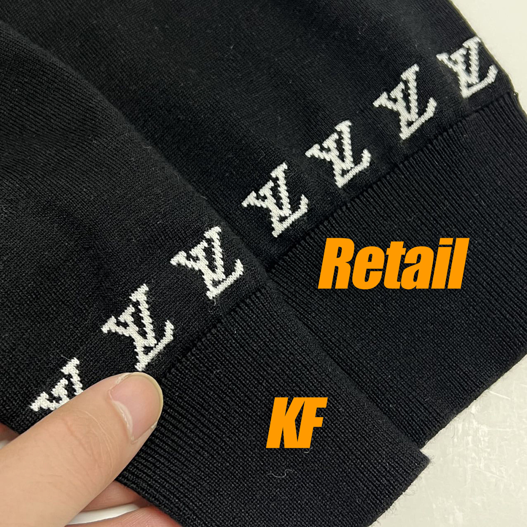 Louis Vuitton 1V Cuffed Knit Sweater - Image 4
