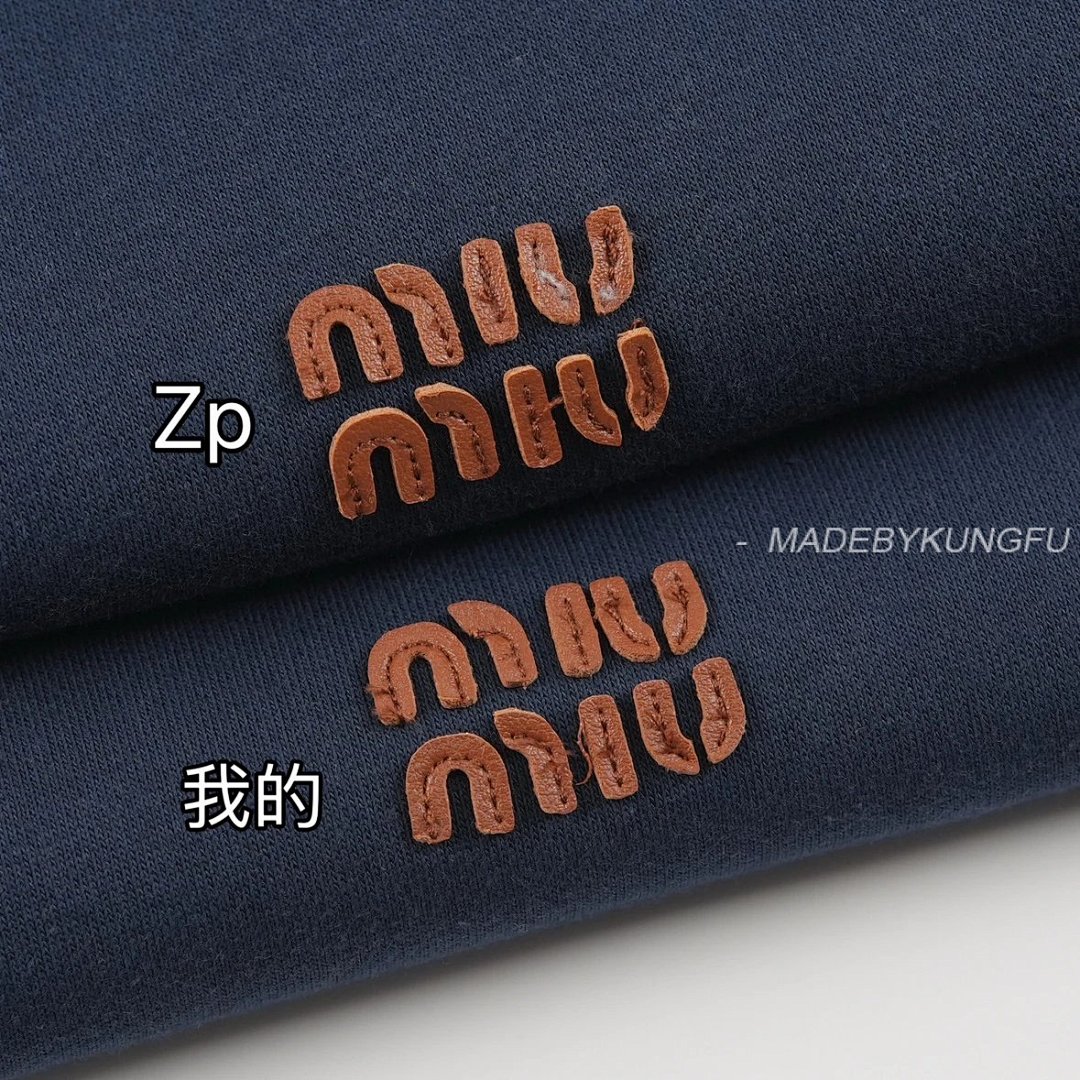 【A+ Item ID 8044 Miu SS24- Custom Hardware (Letter Logo Printed Zip Hooded Long-Sl) - Image 16