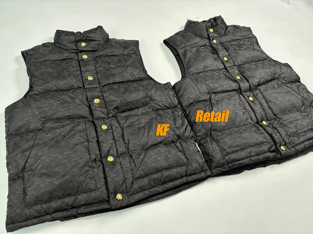 Other CE Dark Print Down Vest - Image 3