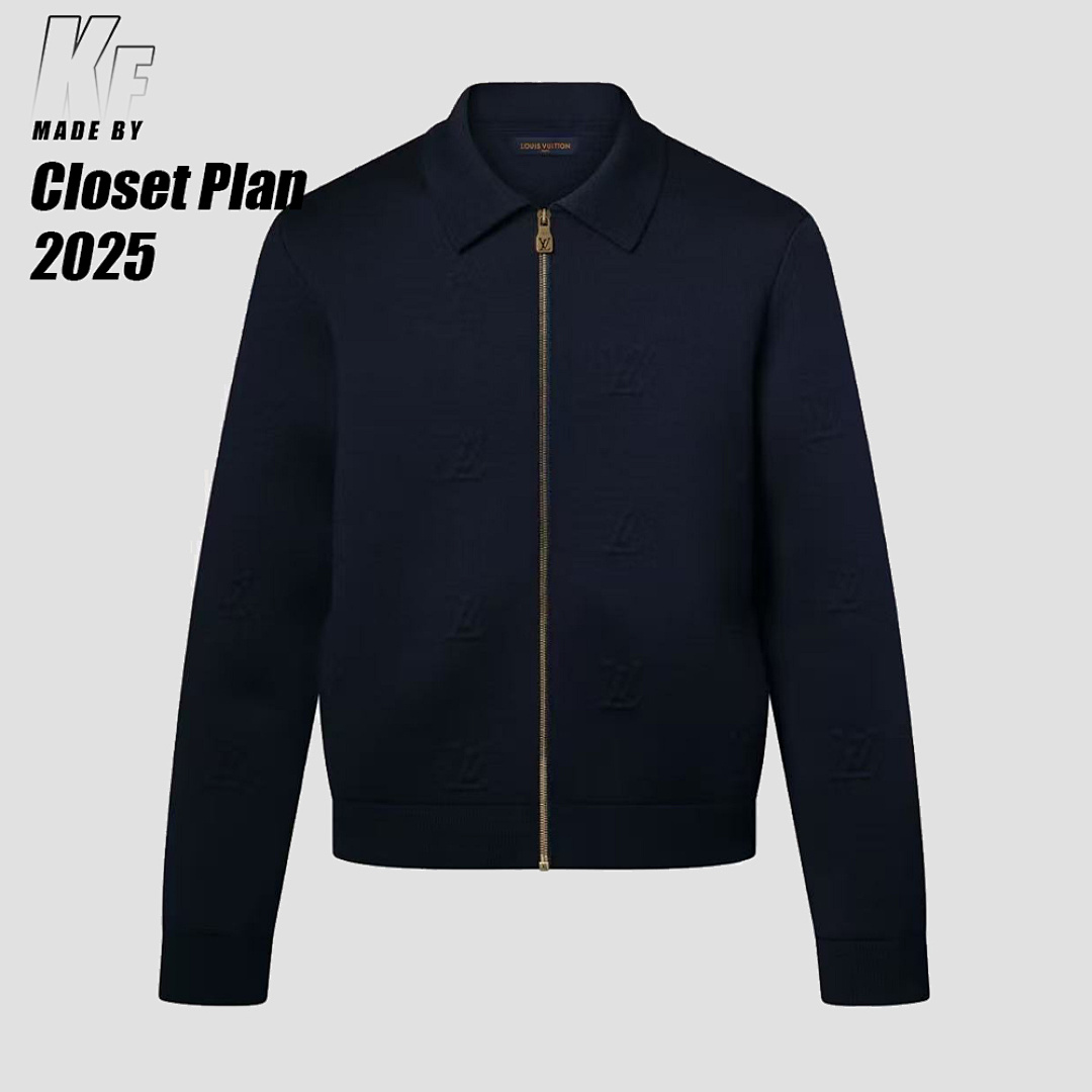 Other 1V Blason Embossed Zipped Blouson
