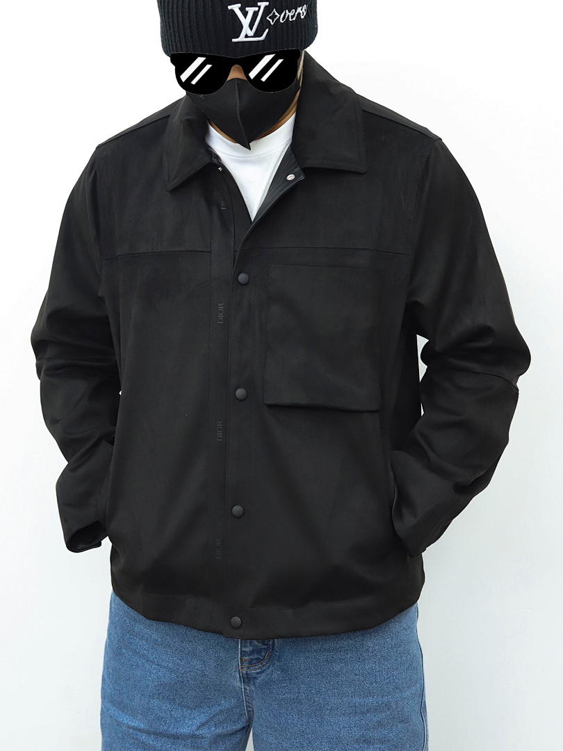 Other Or Sliver Stamping Suede Jacket - Image 6