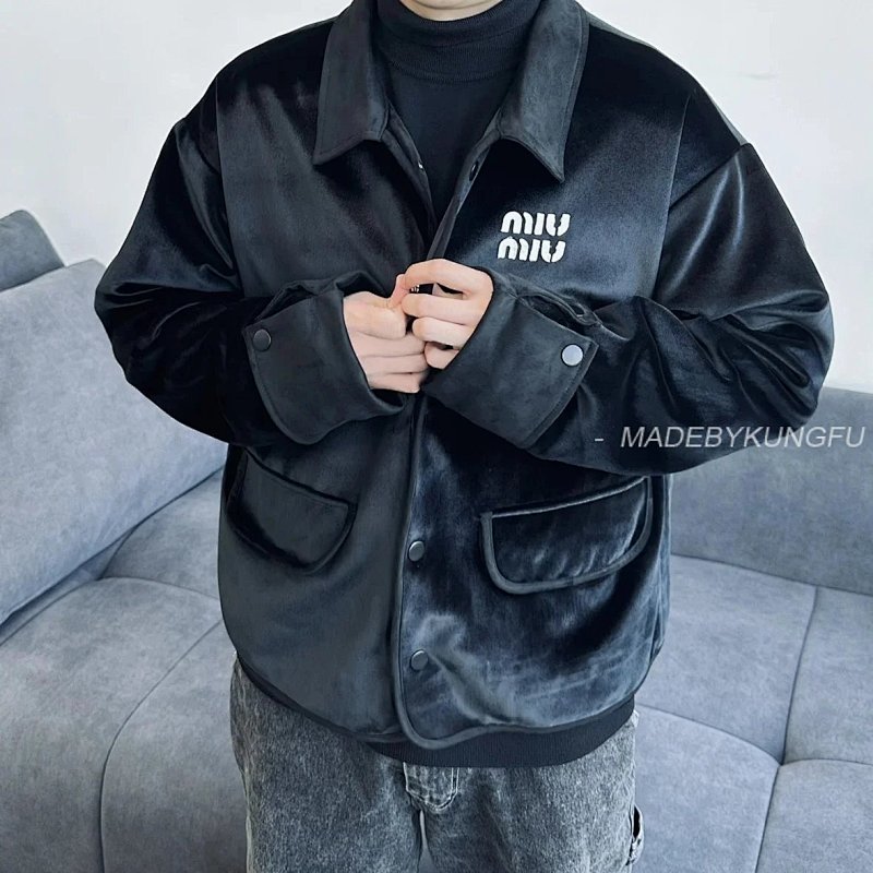 【A+ Item ID 8040 M1uMiu Miu-2024SS (High Fashion Show Style Velvet Suede Patchwork J), photo 1