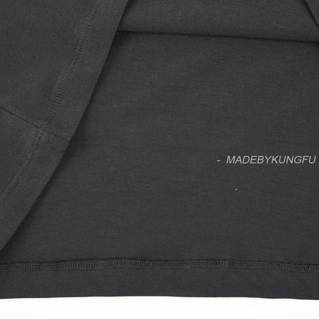 【A+ Item ID 9039 Mon Basic Black And White Gray Short Sleeved Custom Logo Solid Color Round Neck Sh - Image 25