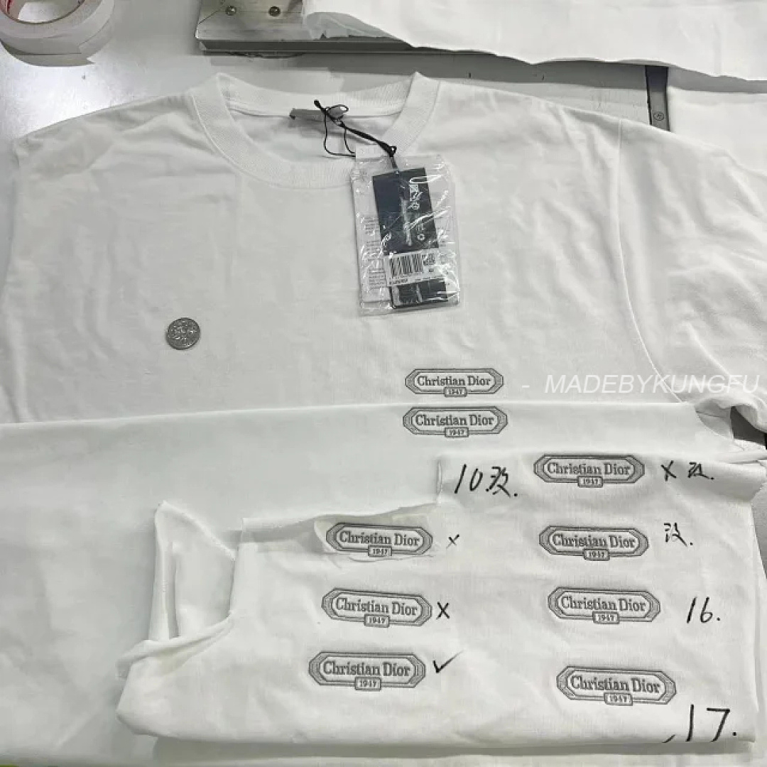 【A+ Item ID 9080 D1OR 1947 Embroidered Coast Original Yarn SS26 Spring Men's Collection Loose Cotto - Image 15