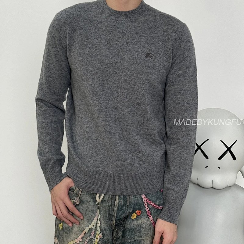 【A+ 【A+ Item ID 8074 BBR Cashmere Wool Crew Neck Sweater “90% ➕10% ”- Basulan, photo 1