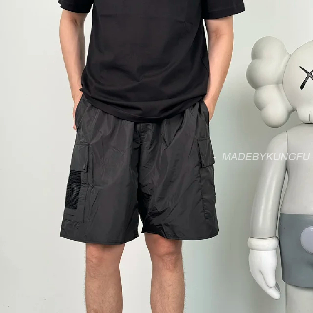 【A+ Item ID 9049 Cargo Shorts 50D Nylon Mesh 20D Fine Spun Main Fabric Solid Color Pocket Five Pack - Image 5