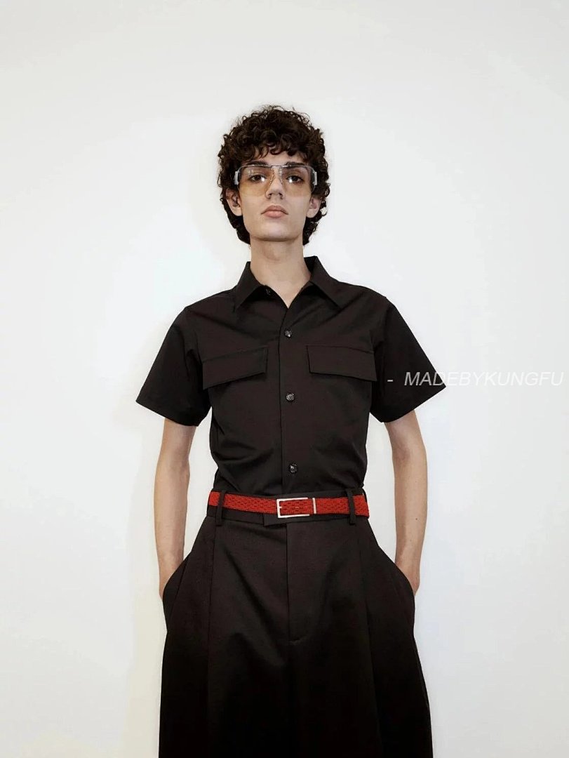 【A+ Item ID 8293 Botteg@-Veneta-BV-2022Ss- Wool Blend (Workwear Short Sleeved Shirt) - Image 15