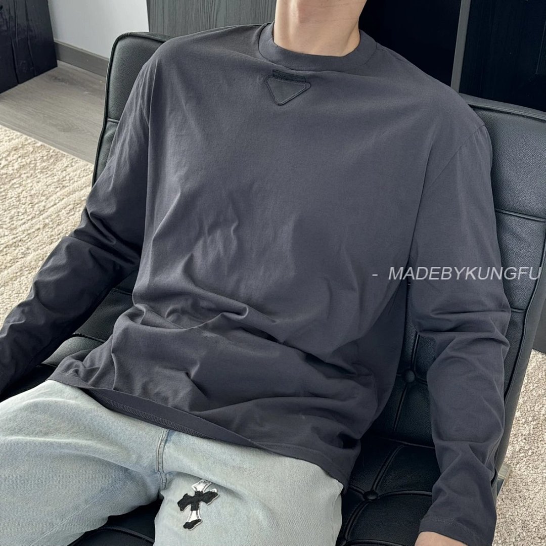 【A+ Item ID 8189 PRD Round Neck Long Sleeves Cotton “ Exclusive Dyed Fabrics ” Triangle - Image 30