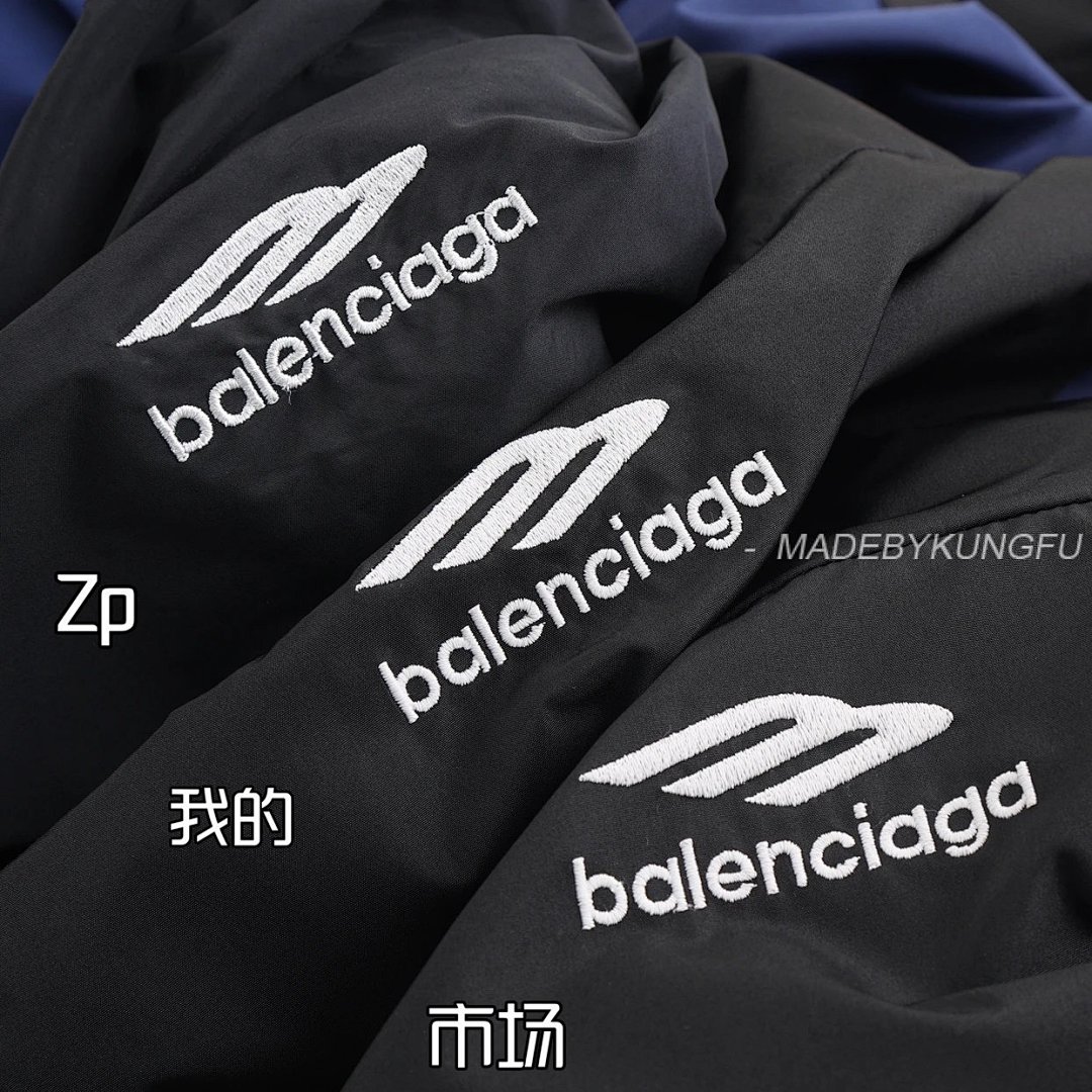 【A+ Item ID 8014 Balenc1@Ga- Paris-2024SS (Tri Color Spliced Windbreaker Coat OVisiz) - Image 19