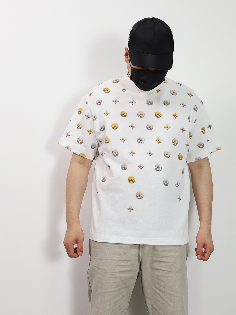 Other 1V Daisy Monogram Jacquard Tee - Image 8
