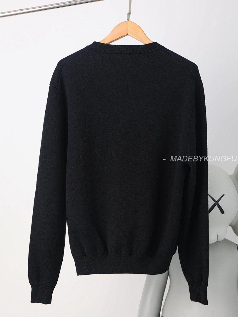 【A+ Item ID 8257 D10R-D Home -2024Ss- Letter Logo- Mohair Knitted Sweater (Air Laminat) - Image 13