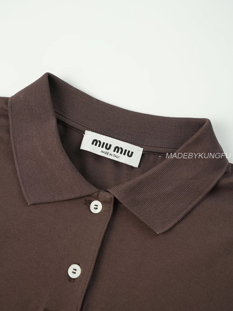 【A+ Item ID 8184 M1U-M1U Miu Long Sleeves “60 Double Combed Cotton ” Relaxed Fit Po - Image 12