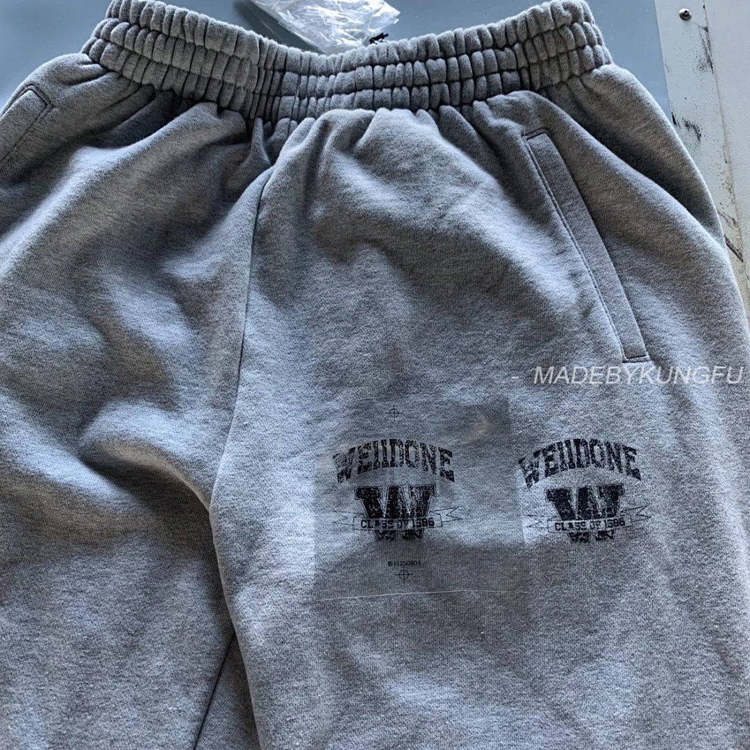 【A+ Item ID 8360 WE11DONE-“ Custom Dyed Gray Fabric ” Early Autumn College Element Loos - Image 38