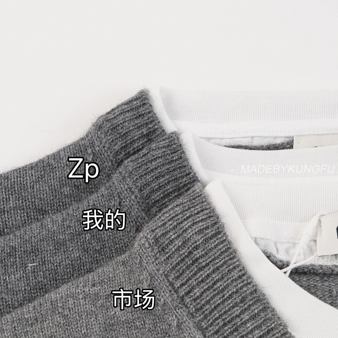 【A+ Item ID 8264 M1UM1U Miu FW25 Contrasting _Cashmere Mixed Yarn_ V-Neck Knitted S - Image 17