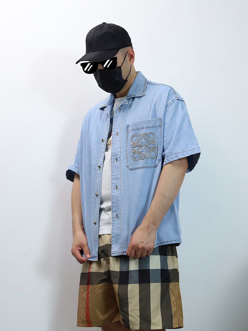 Other LOE Patch Embroidered Denim Shirt - Image 8