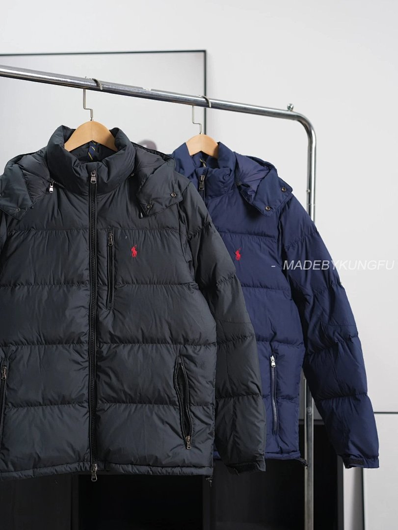 【A+ Item ID 8133 Raff FW24 Solid Color Down Jacket “80 White Duck ” Zipper Hooded - Image 24