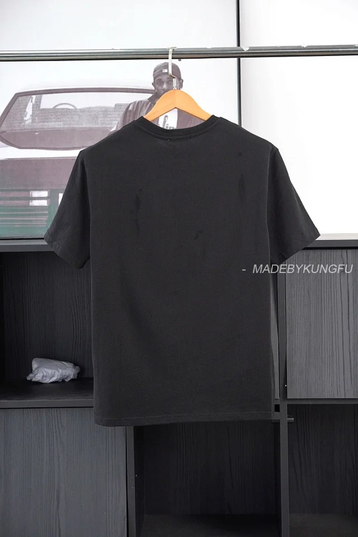 【A+ Item ID 9035 Mon X RocNation Collaboration Solid Color Left Chest Logo Short Sleeved T-Shirt - Image 36