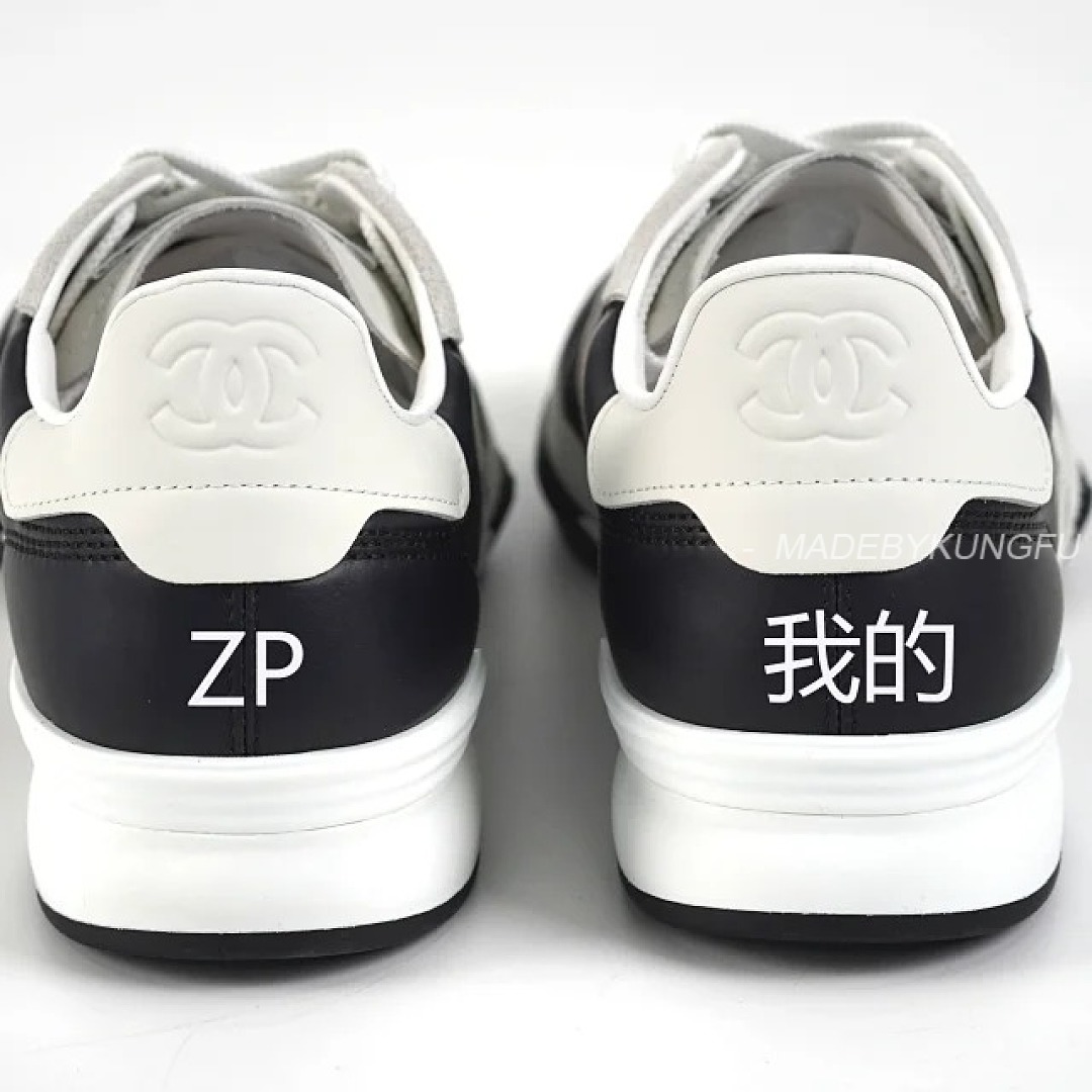 【A+ Item ID 9041 CHANE1 Imported Sheepskin 26S Cowhide Plush Round Headed Panda Low Top German Trai - Image 42