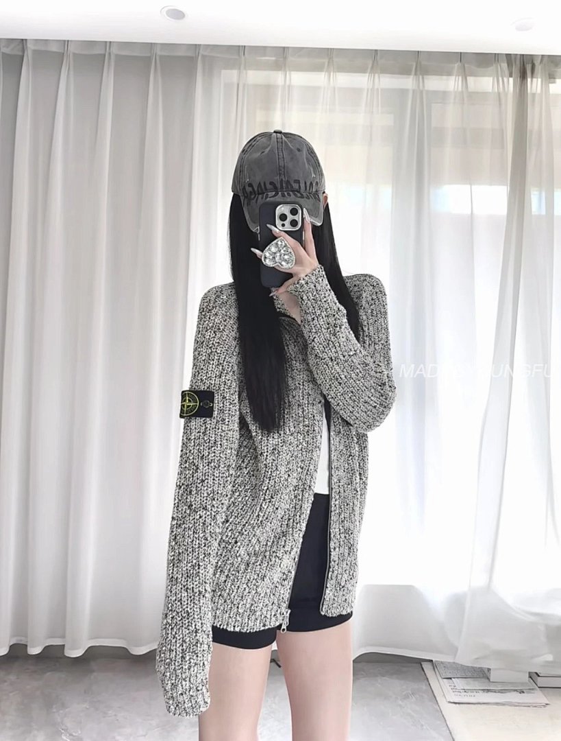 【A+ Item ID 8063 Stone-1Sland (Island _Custom Woven Seven Types Of Yarn_ Zipper Roun) - Image 25