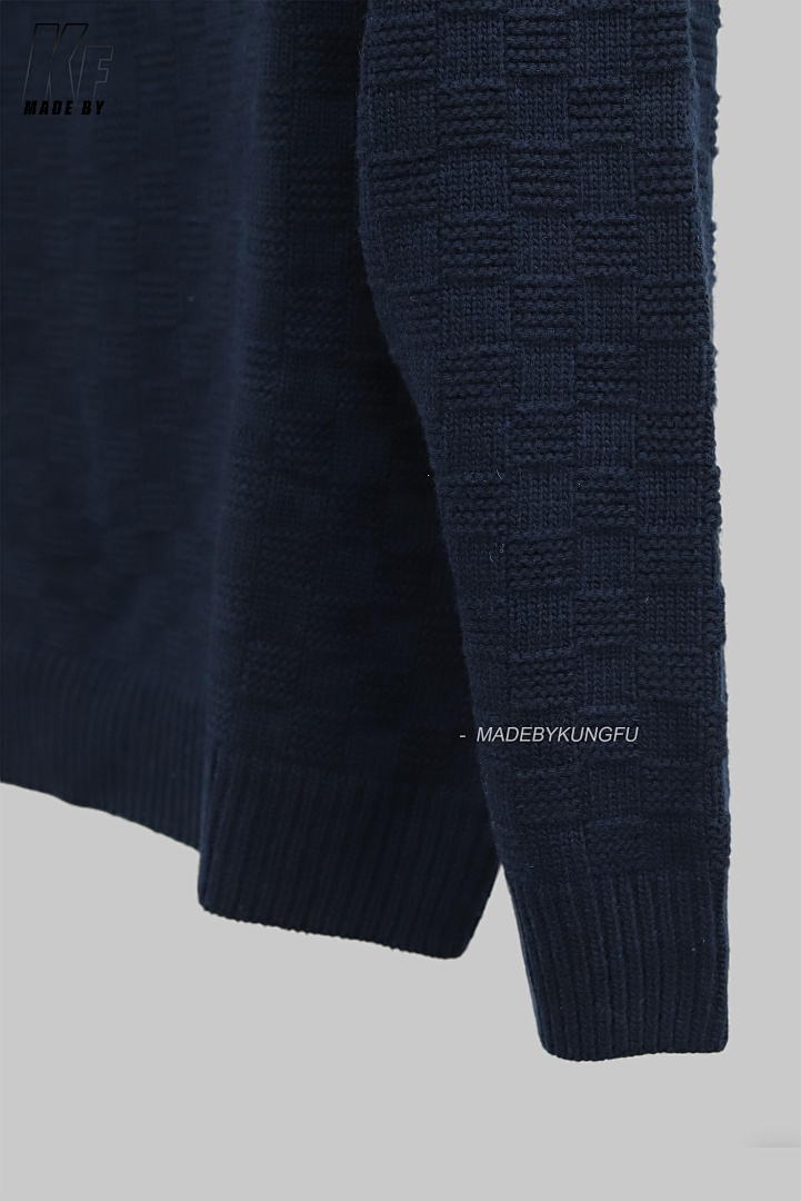 Louis Vuitton 1V Wool Bend Checkerboard 1/4 Zip Sweater - Image 14