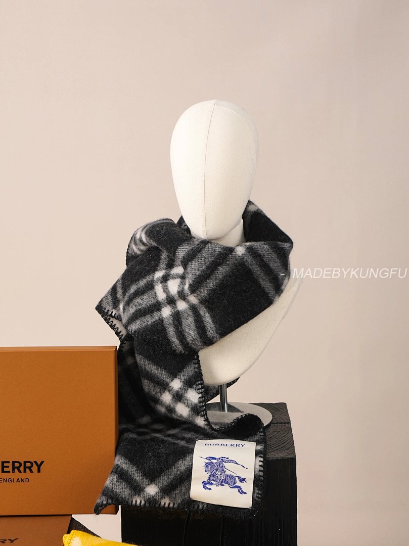 【A+ Item ID 8526 Burberr＊-BBR-2024FW New Style (Twill Wool Scarf -100% Australian) - Image 44